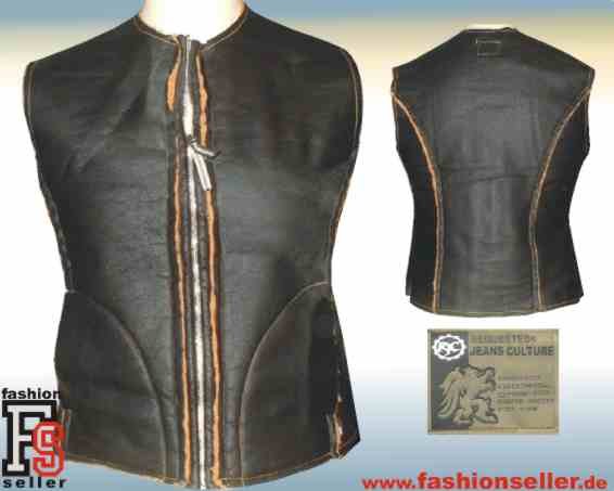Fur vest short from RJC
