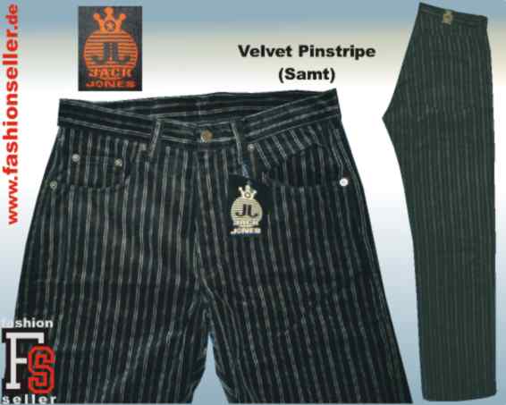 Velvet- 5-Pocket Doppelpinstripe- JACK JONES